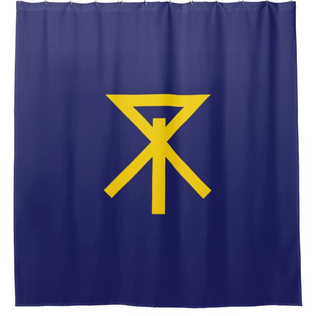 Cortina De Ducha Bandera de Osaka (Japón) (Anverso)