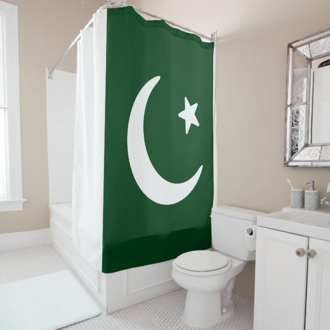 Cortina De Ducha Bandera de Pakistán (In situ)