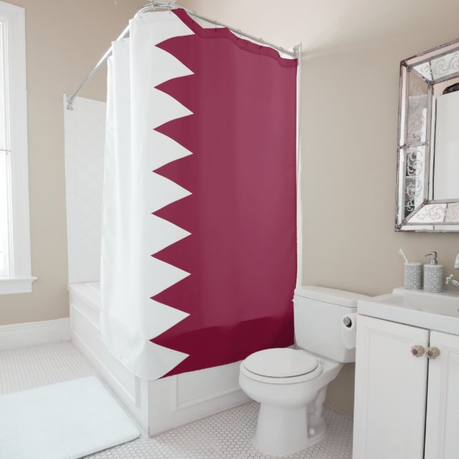 Cortina De Ducha Bandera de Qatar (In situ)