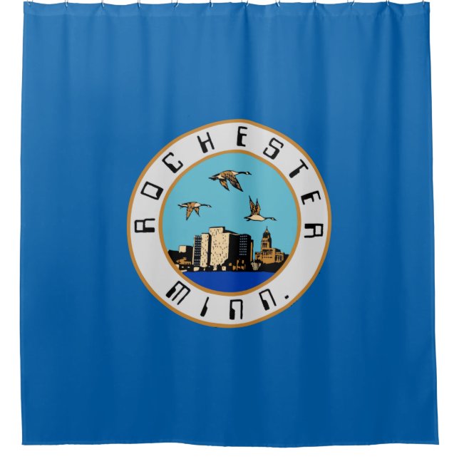 Cortina De Ducha Bandera de Rochester (Minnesota) (Anverso)
