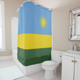 Cortina De Ducha Bandera de Ruanda