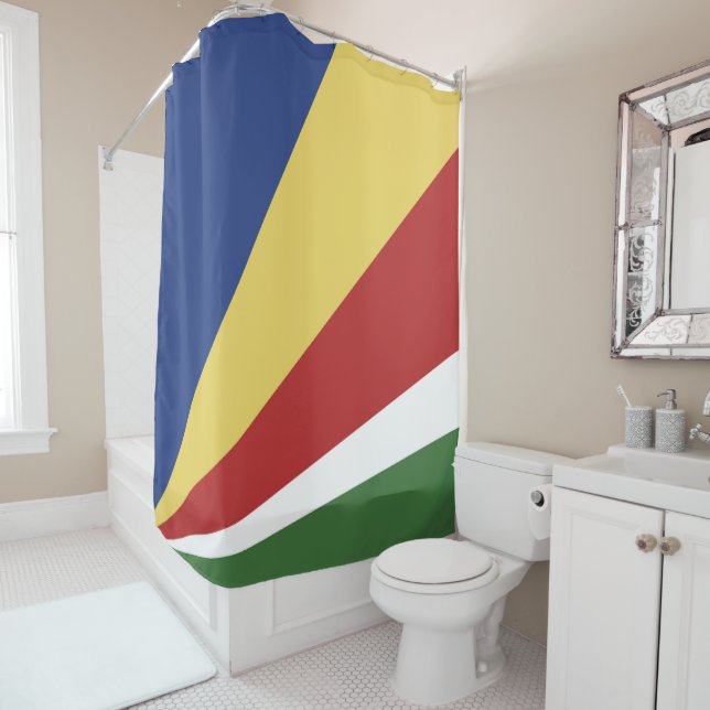 Cortina De Ducha Bandera de Seychelles (In situ)