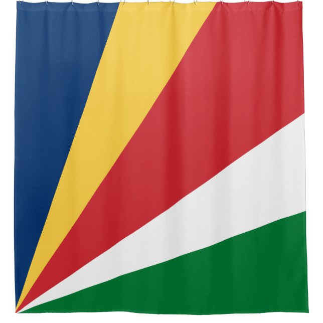 Cortina De Ducha Bandera de Seychelles (Anverso)