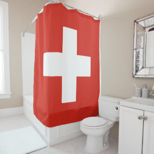Cortina De Ducha Bandera de Suiza