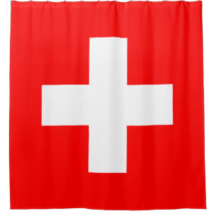Cortina De Ducha Bandera de Suiza