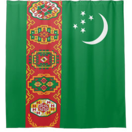 Cortina De Ducha Bandera de Turkmenistán (Turkmenistán)