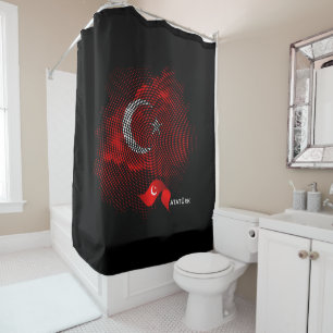 Cortina De Ducha Bandera de Turquía