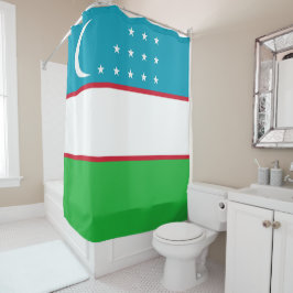 Cortina De Ducha Bandera de Uzbekistán