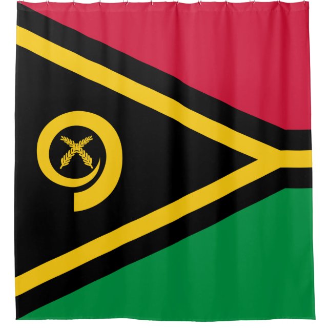 Cortina De Ducha Bandera de Vanuatu (Anverso)