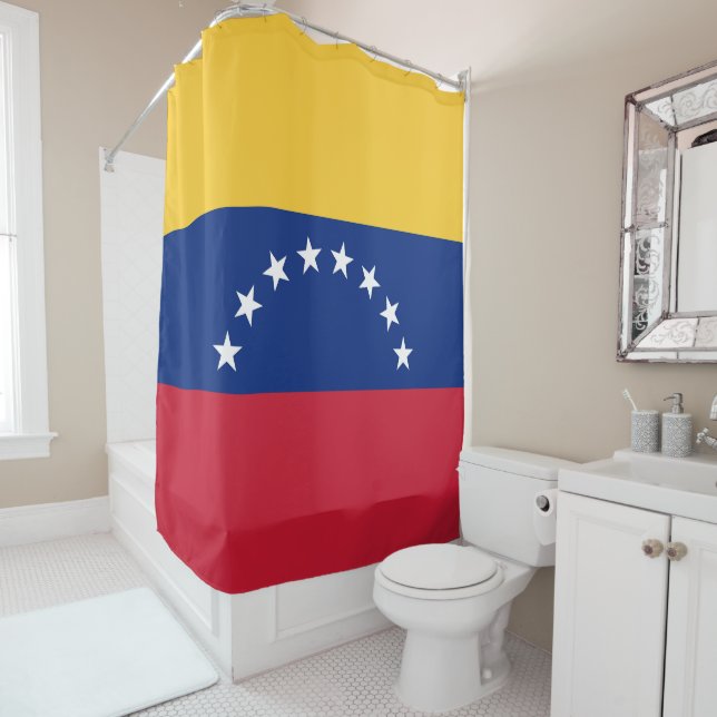 Cortina De Ducha Bandera de Venezuela (In situ)