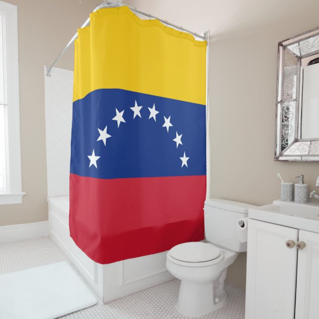 Cortina De Ducha Bandera de Venezuela (In situ)