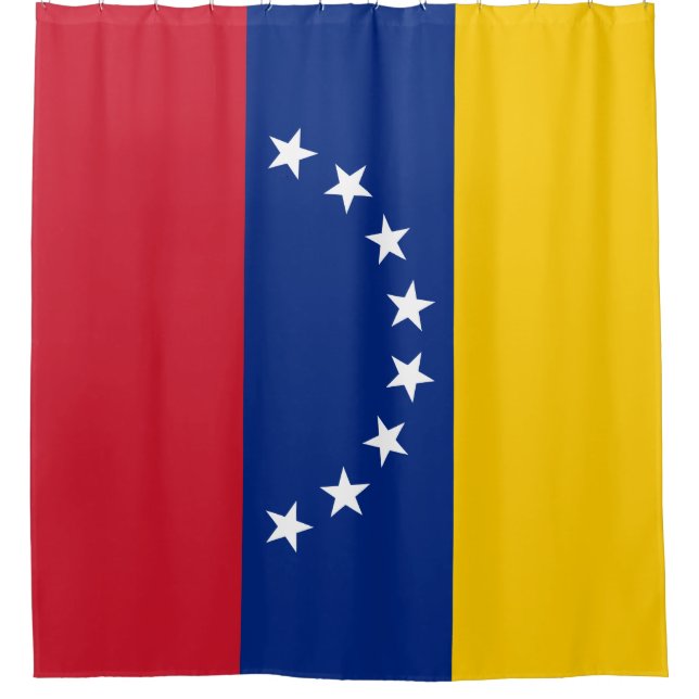 Cortina De Ducha Bandera de Venezuela (Anverso)
