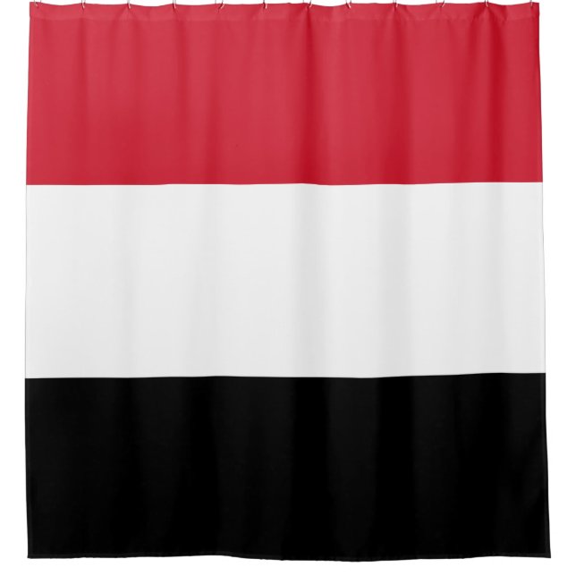 Cortina De Ducha Bandera de Yemen (Anverso)