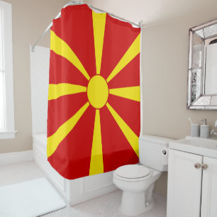 Cortina De Ducha Bandera del Norte de Macedonia