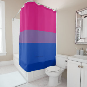 Cortina De Ducha Bandera del Orgullo Bisexual de SlipperyJoe lavand