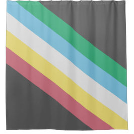 Cortina De Ducha Bandera del Orgullo de la Discapacidad