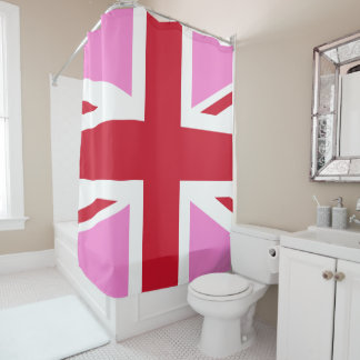Cortina De Ducha Bandera del Orgullo Gay Pink UK