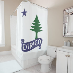 Cortina De Ducha Bandera Dirigo / 1901