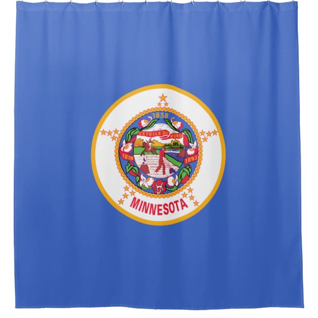 Cortina De Ducha Bandera estatal de Minnesota (Anverso)