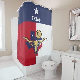 Cortina De Ducha Bandera Estatal de Texas