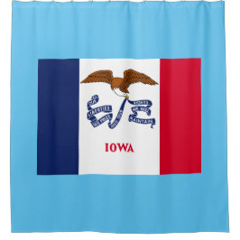 Cortina De Ducha Bandera Estatal Iowa