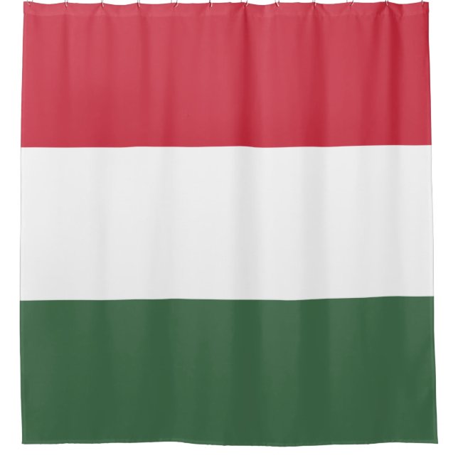 Cortina De Ducha Bandera húngara (Anverso)