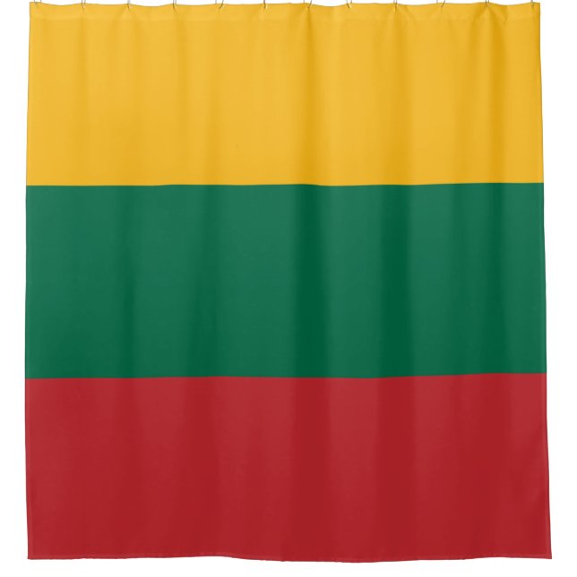 Cortina De Ducha Bandera lituana (Anverso)