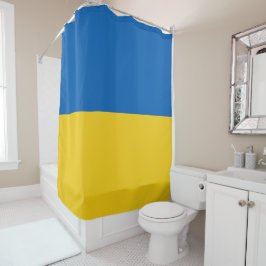 Cortina De Ducha Bandera moderna de Ucrania amarillo azul