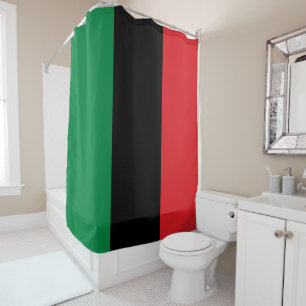 Cortina De Ducha Bandera Panafricana de la UNIA