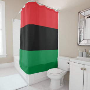 Cortina De Ducha Bandera Panafricana, feliz Kwanzaa