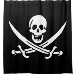 Cortina De Ducha Bandera pirata