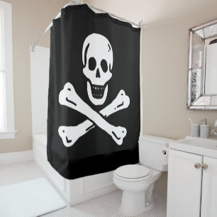 Cortina De Ducha Bandera pirata