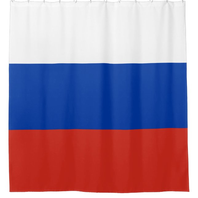 Cortina De Ducha Bandera rusa (Rusia) (Anverso)