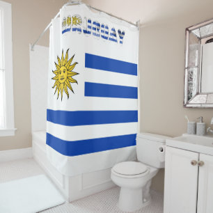Cortina De Ducha Bandera uruguaya
