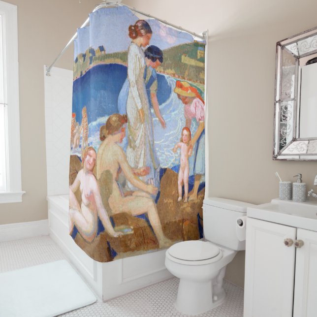 Cortina De Ducha Baño de mar, Maurice Denis (In situ)