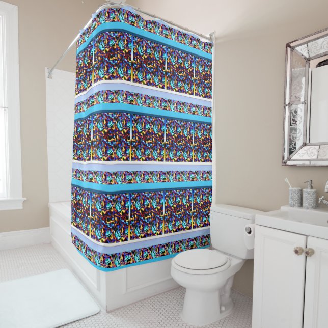 Cortina De Ducha Baño Moderno Renacimiento (In situ)
