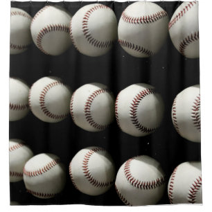 Cortina De Ducha Baseballs