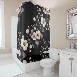 Cortina De Ducha Bashful Hibiscus