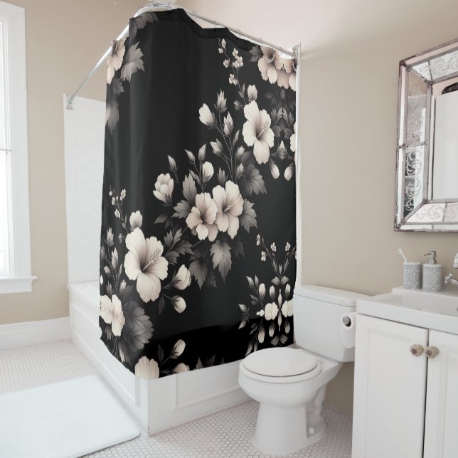 Cortina De Ducha Bashful Hibiscus (In situ)