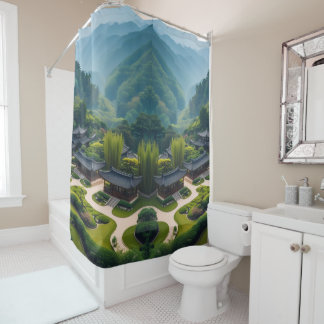 Cortina De Ducha "Bathe in Beauty - Naturaleza y arquitectura en ca