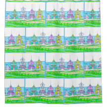 Cortina de ducha Beach Cottage