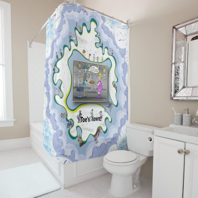 Cortina De Ducha Bean Dip | Birthday (In situ)