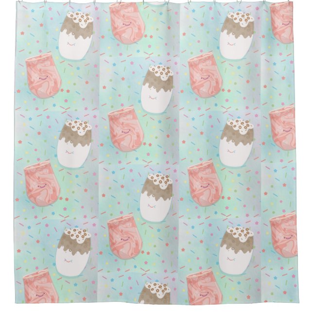 CORTINA DE DUCHA BEBIDAS (Anverso)