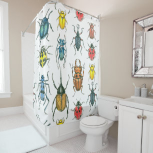 Cortina De Ducha Beetles