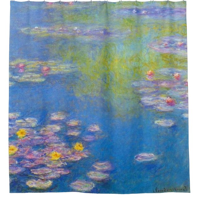 Cortina De Ducha Bella Artes Monet Water Lilies 1908 (Anverso)