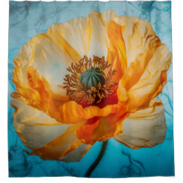 Cortina De Ducha Belleza naranja