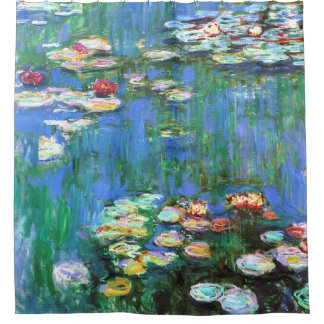 Cortina De Ducha Bello Artes de la charca del lirio de agua de