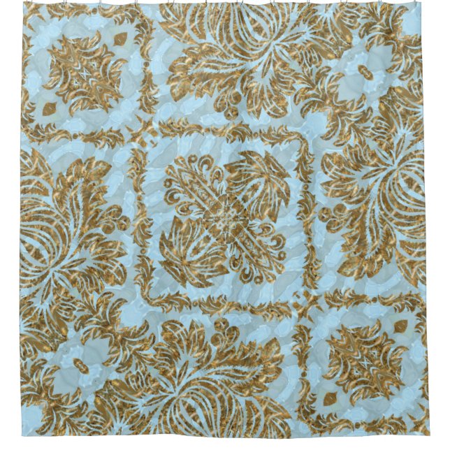Cortina De Ducha Belmonte Diolle Elegant Damask (Anverso)