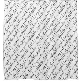 Cortina De Ducha BENDIGA AL SEÑOR | Elegante