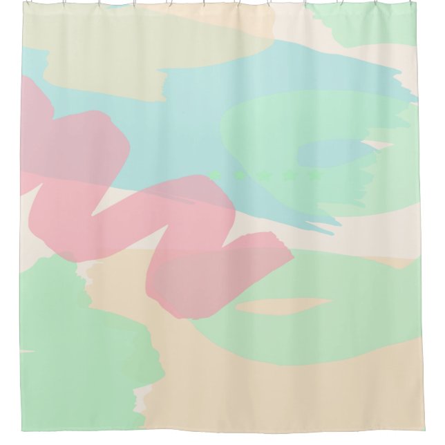 Cortina De Ducha Bermudas Pastels (Anverso)
